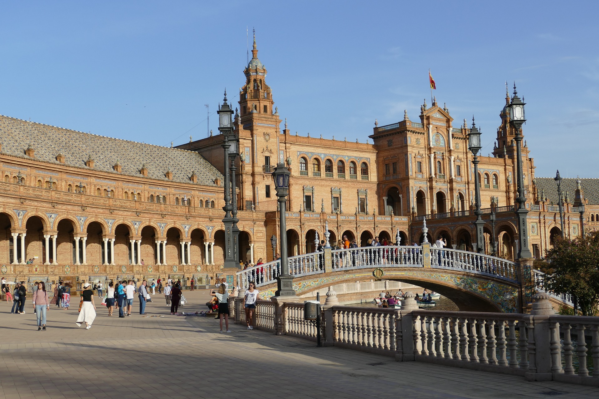 A melhor fotografia de Sevilha na Plaza de España