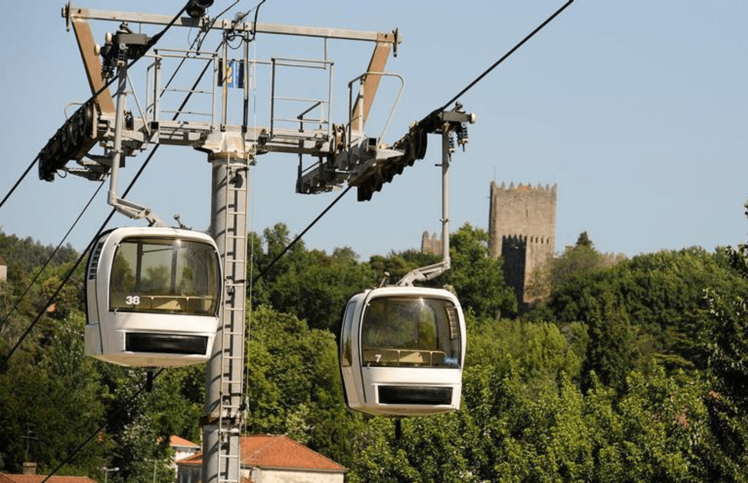 Teleférico de Guimarães al Santuario da Penha